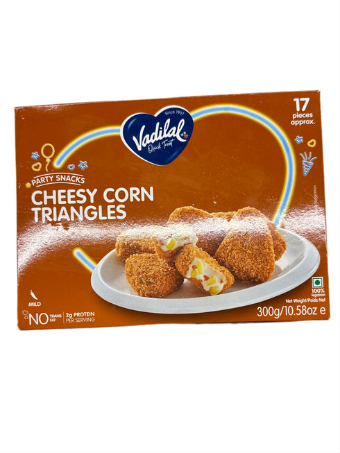 VADILAL CHEESY CORN TRIANGLES-300GM